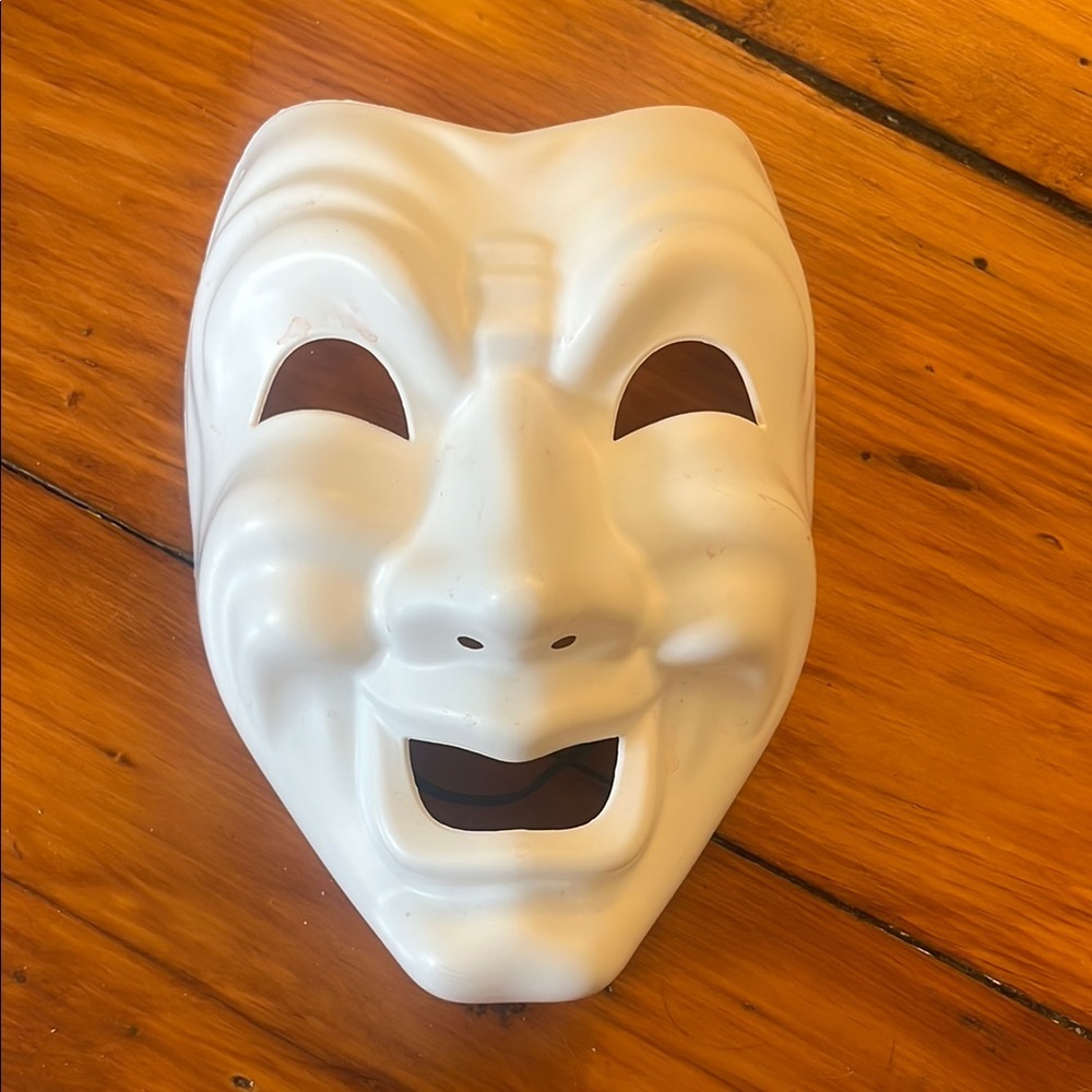 White Comedy Mask